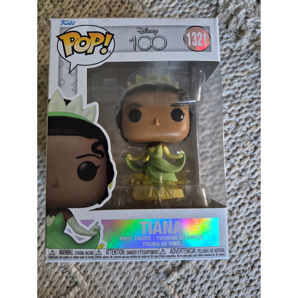 Funko Pop Disney 100 Tiana 1321 Princess and the Frog Vinyl Figure